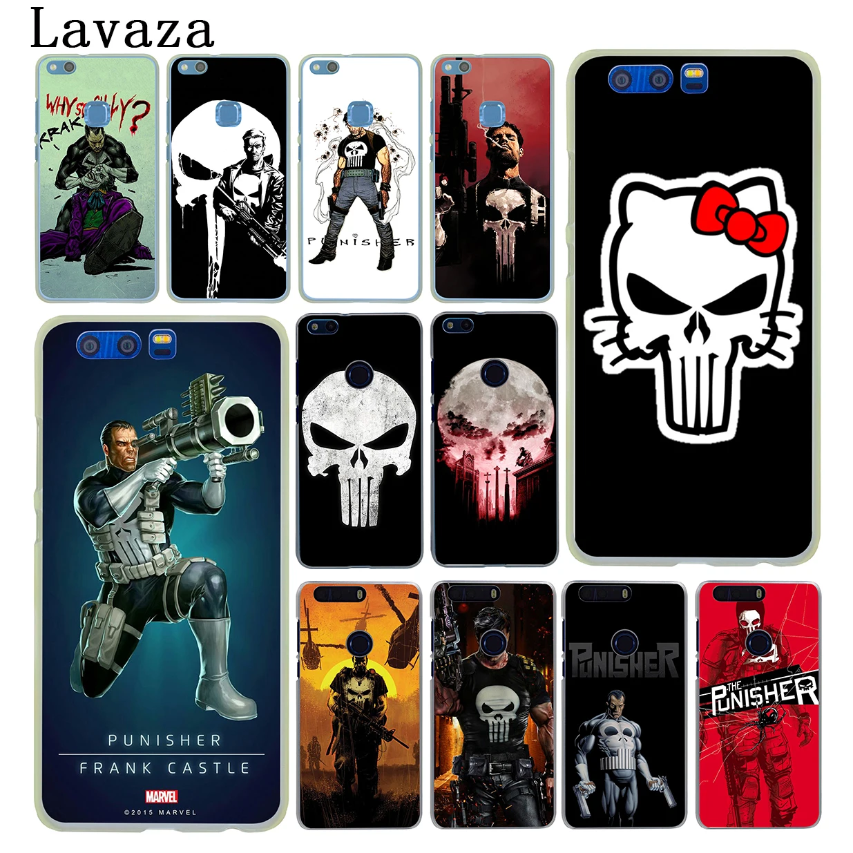 Жесткий чехол Lavaza с изображением Карателя для Huawei Y9 Y7 Prime 2018 2019 Honor 20 8A 8X 8 9 9X 10 Lite 7C 7X