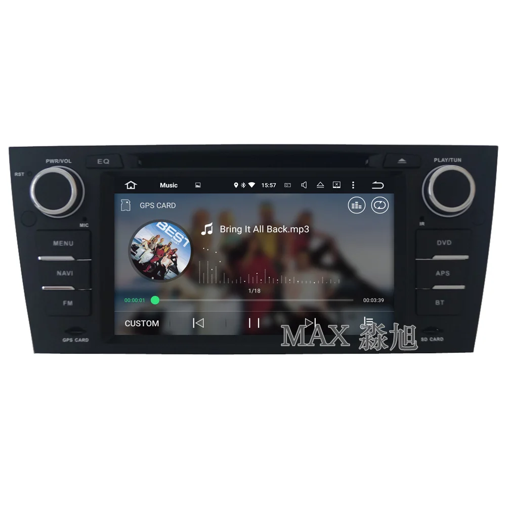 Top MAX Android GPS Navigation System Car DVD Player for BMW E90 E91 E92 E93 with Car Radio Stereo BT WIFI SWC free map 4