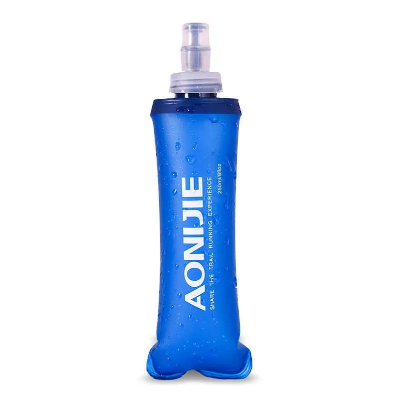170ml/250ml/500ml Outdoor Camping Foldable TPU Soft Water Flask Squeeze Running Bicycle Sports Water Bag New
