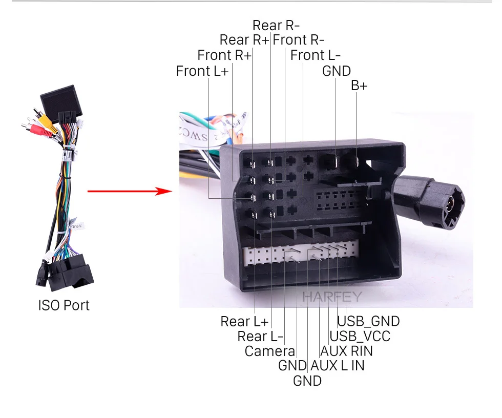 Clearance Harfey 10.1 inch Autoradio Android 8.1 HD Touchscreen GPS Navigation Radio for VW Volkswagen Teramont 2017-2018 support Carplay 17