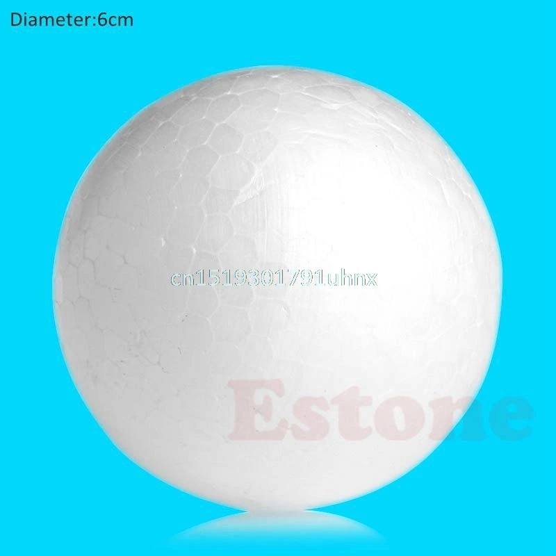 

10/20/50/100PCS 60mm Modelling Polystyrene Styrofoam Foam Ball #1