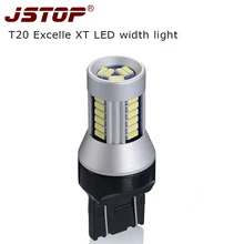JSTOP XT larghezza luci 7443 lampada Super luminoso 24 V luci Diurne led 12 V T20 W21/5 W lampada 4014SMD Liquidazione Luce di segnalazione a led lampadine