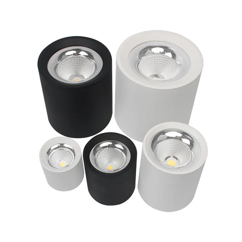

Dimmable Round LED COB Ceiling LED Downlight 7W 10W15W 20W110/220V Warm white / cold white surface mounted Indoor Lighting