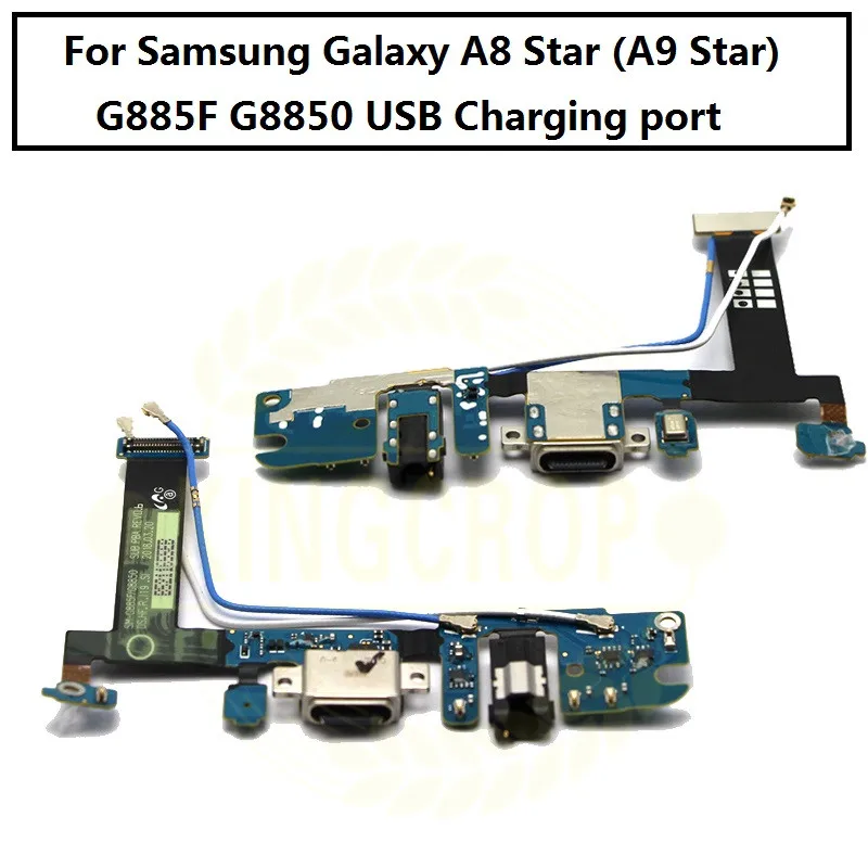 Для samsung A8 star(A9 star) g8850 USB док-разъем зарядный порт гибкий кабель для Samsung Galaxy A9 Star G885F