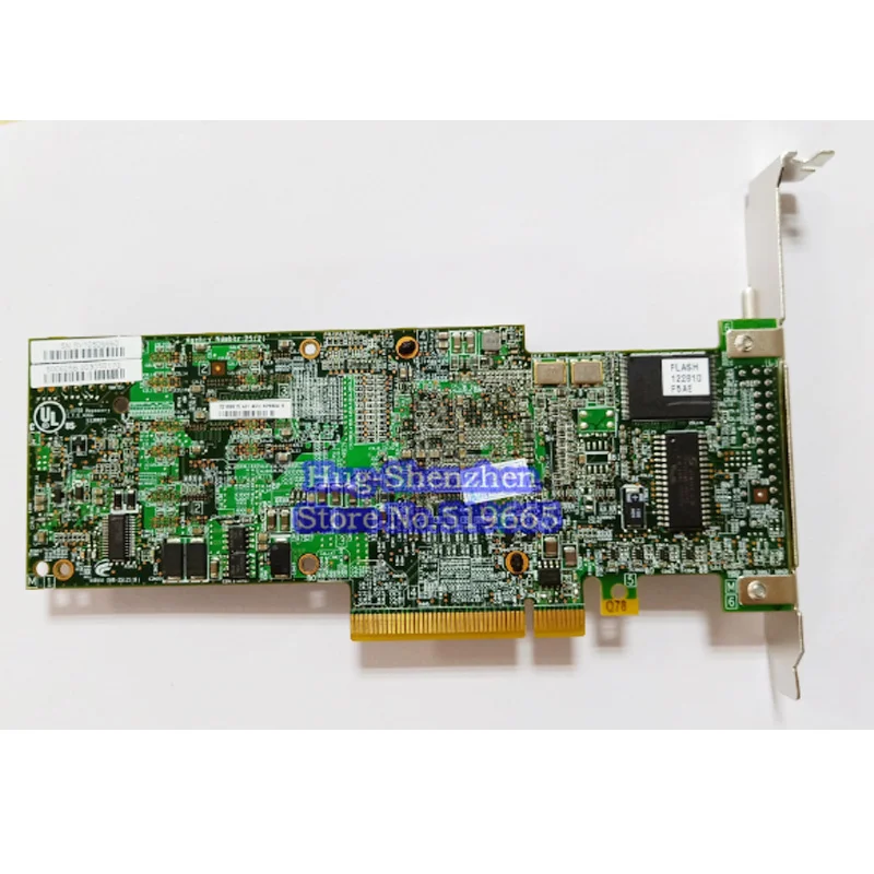 Qiuality M5015 M5014 46M0851 46M0918 SAS PCI E 2 0 X8 6 ГБ/сек. карта RAID 5 Поддержка 6T HDD 512RAM RAM|Компьютерные