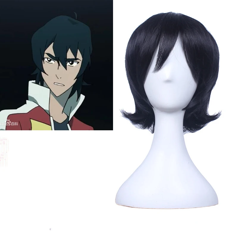 

Anime Voltron Legendary Defender Keith Cosplay Costume shiro wig for adult size