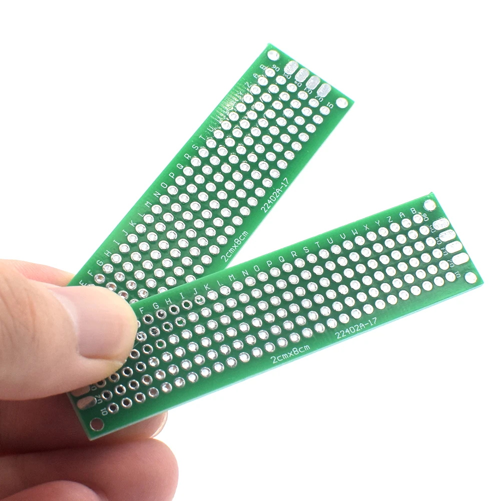 20pcs tinned pcb proto circuit board for electronic diy projects 4 sizes mix very easy to solder components on