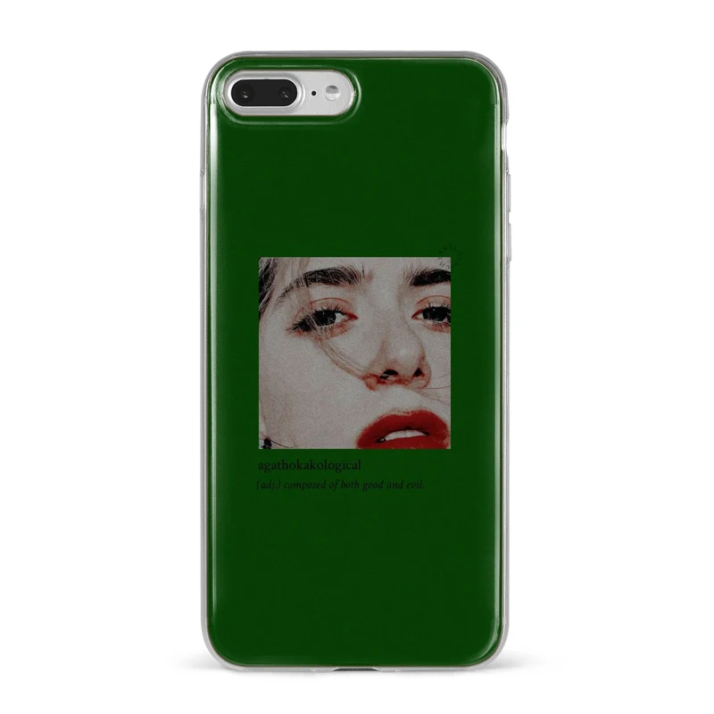 Эстетический красный Vaporwave аниме Ретро винтажный арт Kawaii чехол для iPhone X XS MAX 8 7 6S Plus 5 5S SE 11promax чехол для телефона XR Capa - Цвет: TPU