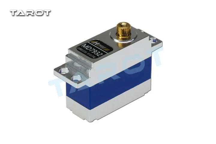 TAROT RC Helicopter Parts MD7932 Metal Case Metal Gear Digital Steering Gear Tail Servo TL2980 tarot 450 pro metal belt rotating gear set tl2617 01 for rc helicopter spare parts