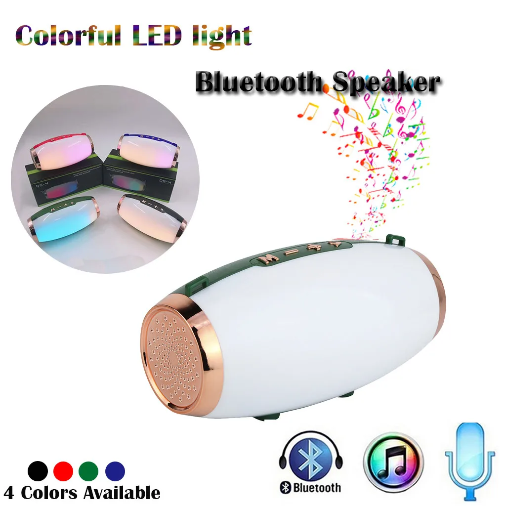

Portable Wireless Bluetooth Speaker Stereo Sound SDCard Speaker For Smartphone Tablet PC lighting Speaker