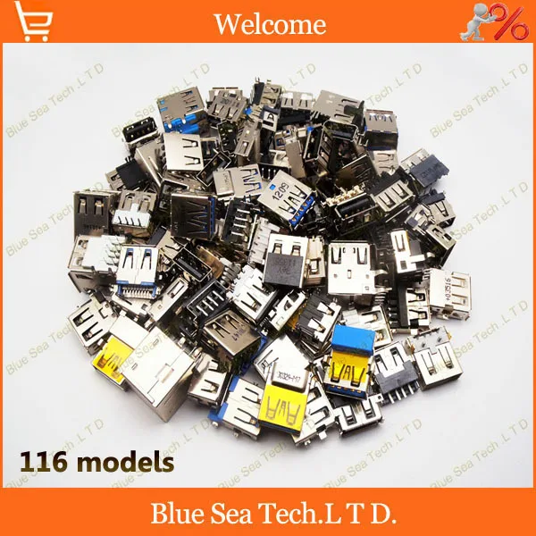 

116 modles PC Notebook Laptop USB Jack Socket 3.0 USB jack 2.0 USB Connector kids For ACER/ASUS/HP/ Lenovo/Toshiba/Sony...