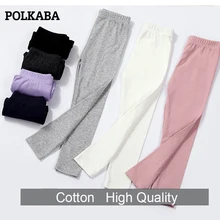 2018 3-9Y Baby Girls Stretch Leggings Kids Pants Cotton SkinnyToddler Leggings Skinny Girls Pants Children Trousers Casual Pants girls jeans 2018 cartoon cat plus size baby girls pants slim skinny kids leggings cotton casual children girls clothes 2507b
