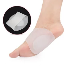 Силиконовые плоские стельки для ног, супинаторы для ног, мужские ортопедические стельки, корректор стопы, ортопедические стельки, 1 пара = 2 шт