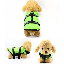 Hot Sale Swimsuit for Small Dogs Reflective Strip Design Life Jacket Summer Dog Swimming Clothes for Teddy JSY001