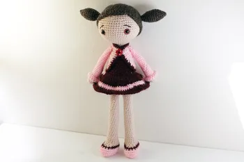 

crochet toys amigurumi playful girl model number KO0020