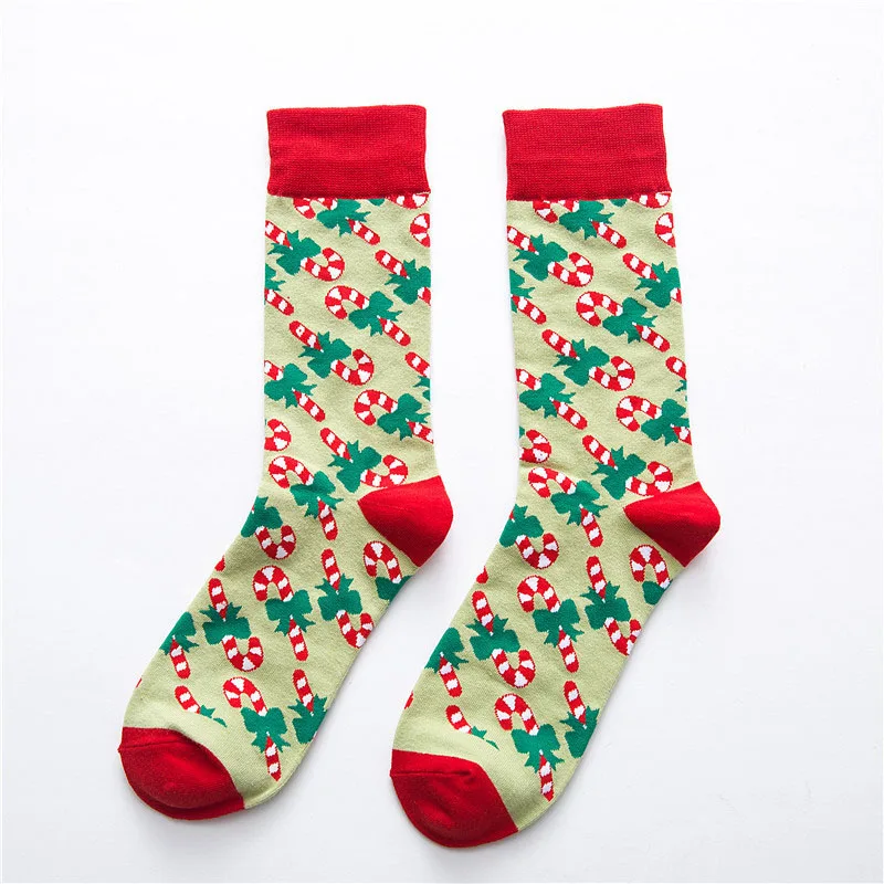 [COSPLACOOL] Рождественский подарок, милые зимние/яркие забавные носки, теплые носки в стиле Харадзюку С героями мультфильмов, новинка, Японские Женские креативные носки, Calcetines Mujer - Цвет: Yellow Socks