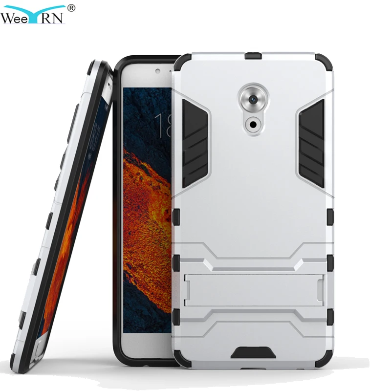 

360 Armor Case Protective Plastic+Silicone Cover for Meizu Pro 6 Pro6 Plus MX6 Stand Case Ultra Slim Shockproof Hybrid Cover