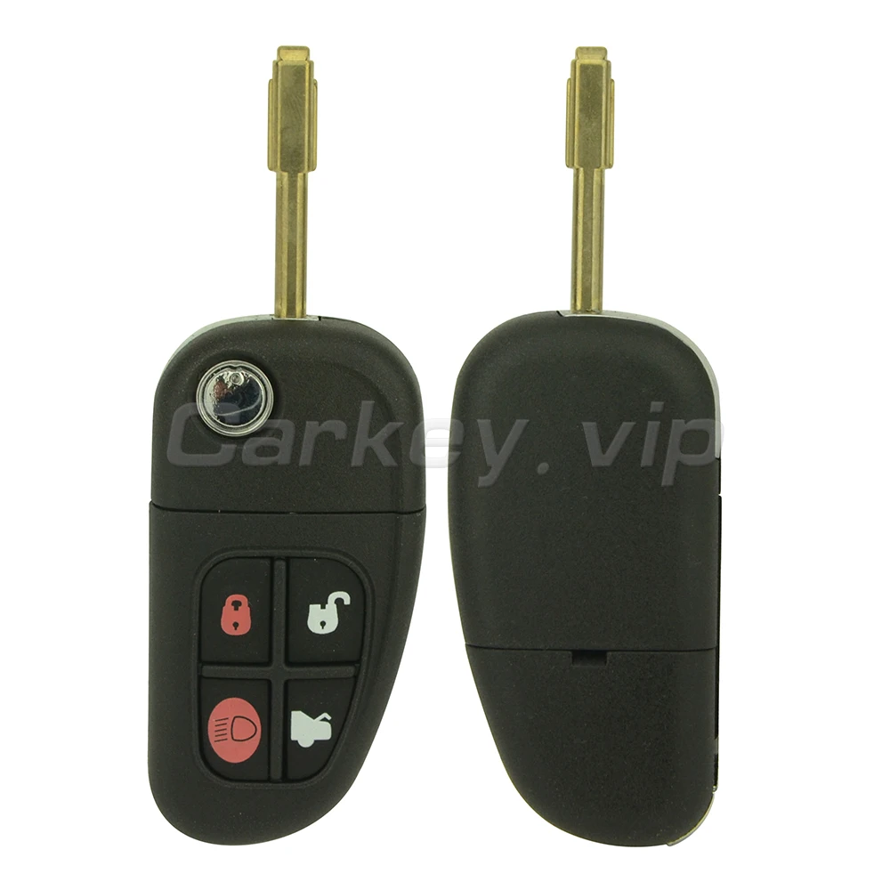 Remotekey Flip Remote Car Key 4 Button 315 Mhz For Jaguar XJ XK S X Type NHVWB1U241 FO21 Key Blade