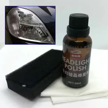 

Car Headlight Headlamp Scratch Oxide Polishing Coating Repair Agent Tool 30ml Motorcycles Headlamp Repair Polishing Liquid