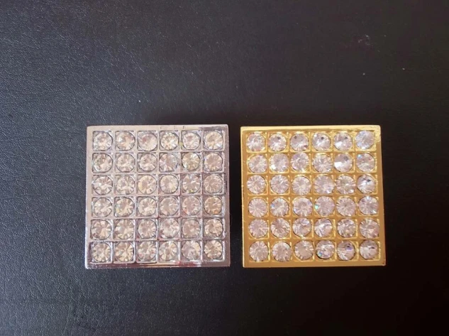 5 шт. квадратного кристалла из цинкового сплава современный простой дизайн