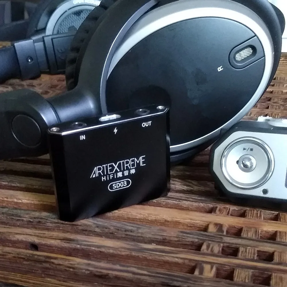 Artextreme SD03 HiFi Headphone Amplifier Audio Receiver CH2.0 Wired Metal Amplifier 10 Times Headset Thrust Headphone Amplifier Artextreme SD03 HiFi Headphone Amplifier Audio Receiver CH2.0 Wired Metal Amplifier 10 Times Headset Thrust Headphone Amplifier