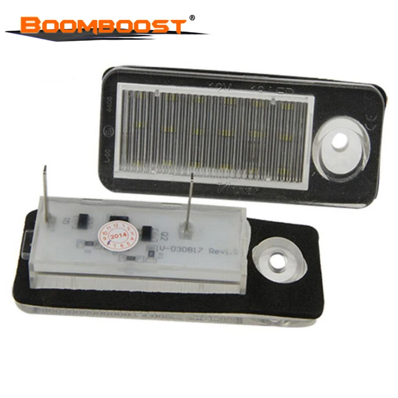 2X 18 4014 SMD светильник номерного знака для A/udi A4 B5 S4 Avant RS4 A6/S6 B4 C5 RS6/RS6 Plus лампа без