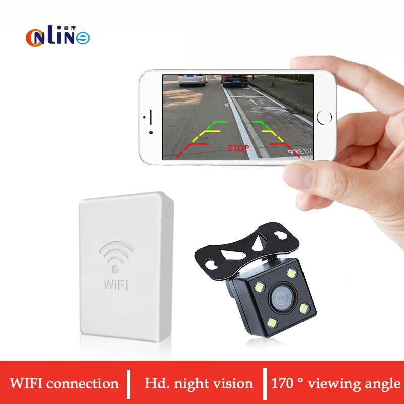 

Brand new CCD HD Waterproof Car Wifi Rear Camera Night Vision Car Parking Assistance Universal Camera Wireless Rear View Camera