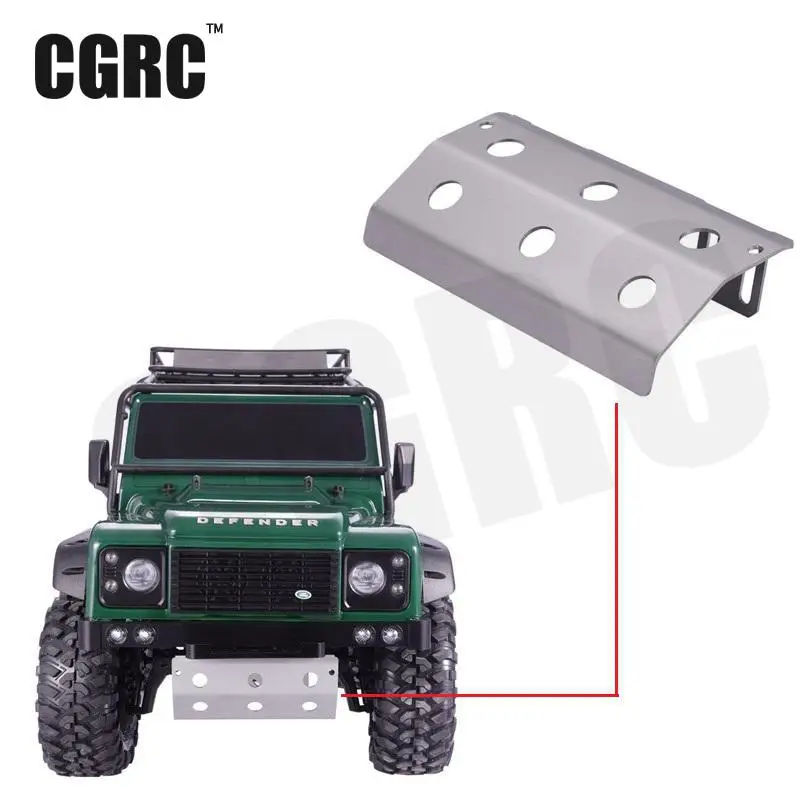 1 шт. Передняя Нижняя защита металлическая броня для 1/10 Defender Rc Гусеничный