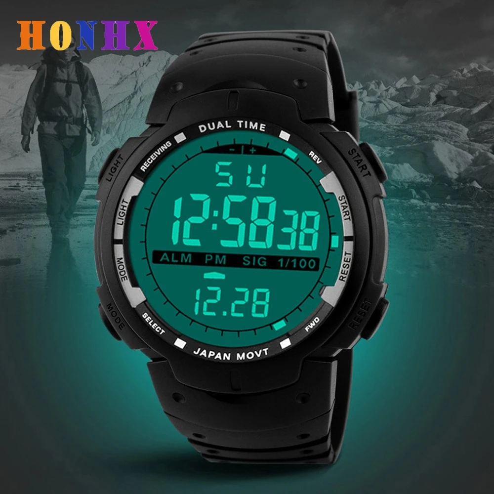 oversized digital watch