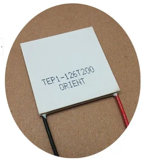 

40 * 40mm*3.8mm SEEBECK original authentic industrial grade temperature thermoelectric power generation cool chip TEP1-126T200
