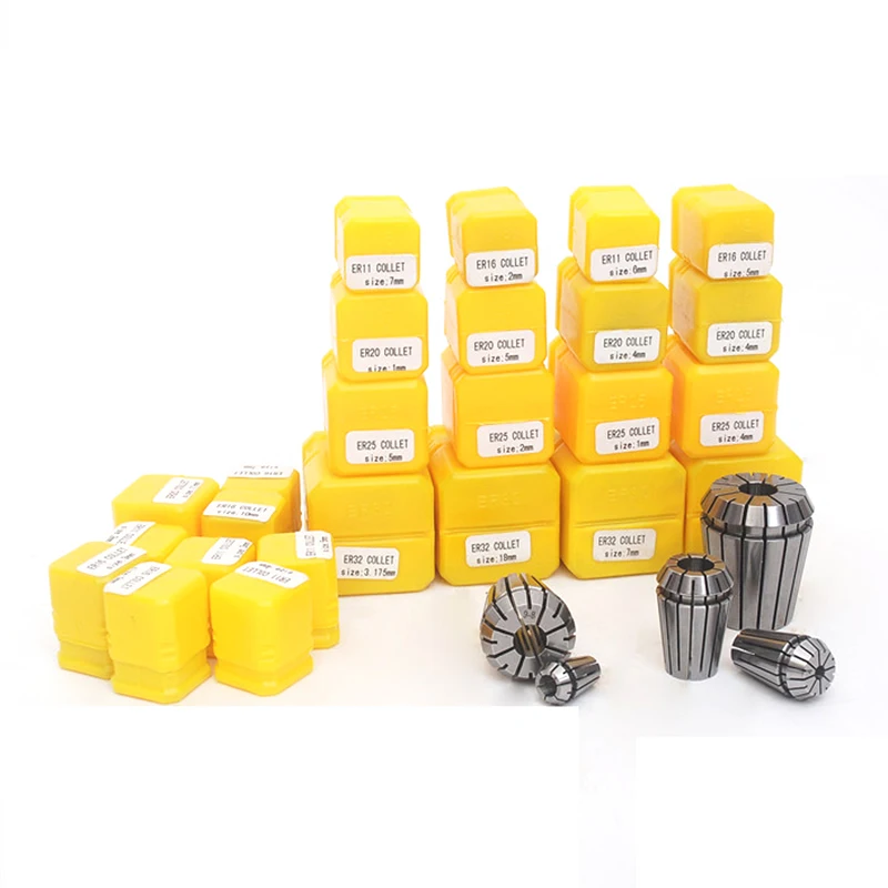 

12pcs 1/2" 1/8" 1/4"Collet Chuck Lathe Tool Holder ER32 Collet Chuck ER 32 spring collet For CNC Spindle Motor Milling Machine