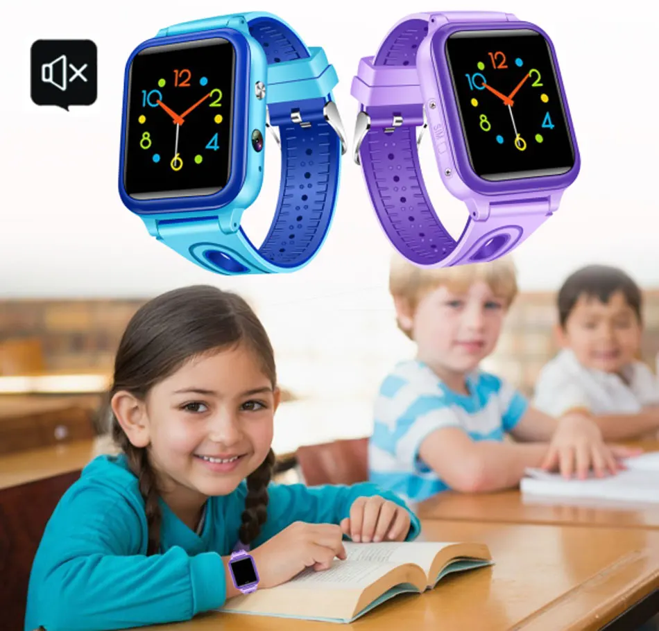 SALFRESA L60 Children Smart Watch Waterproof IP67 Color Touch Screen 1.33'' Baby Safety Kids AGPS LBS Smart Bracelet for Child-3