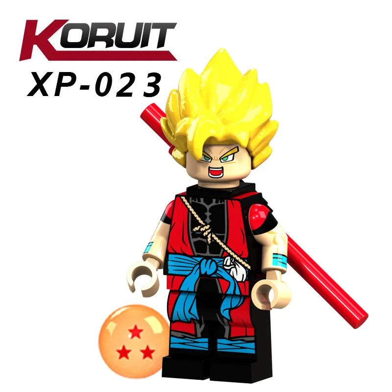 

Coreui Safe Non-toxic And Tasteless ABS Assembly Blocks Dragon Ball Series Puzzle Popular toys For Children Unisex Gift 6pcs/Lot
