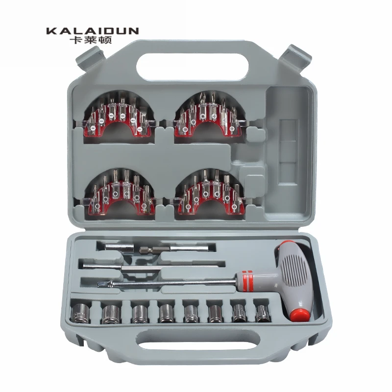 

KALAIDUN 40pcs Household Multifunction Screwdriver Set T-Screwdriver Set Ratchet Handle Tools Set