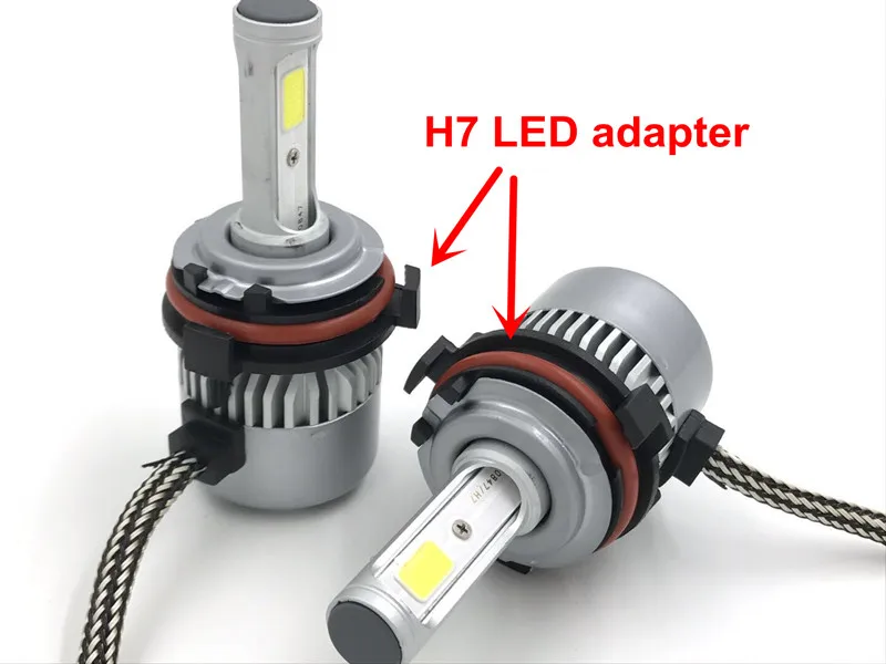 Fsylx H7 Led Adapter For Opel Astra G For Honda Cr-v Car H7 Led Headlight  Bulbs Adapter Base Holder For Mazda For Vw Saveiro H7 - Base - AliExpress