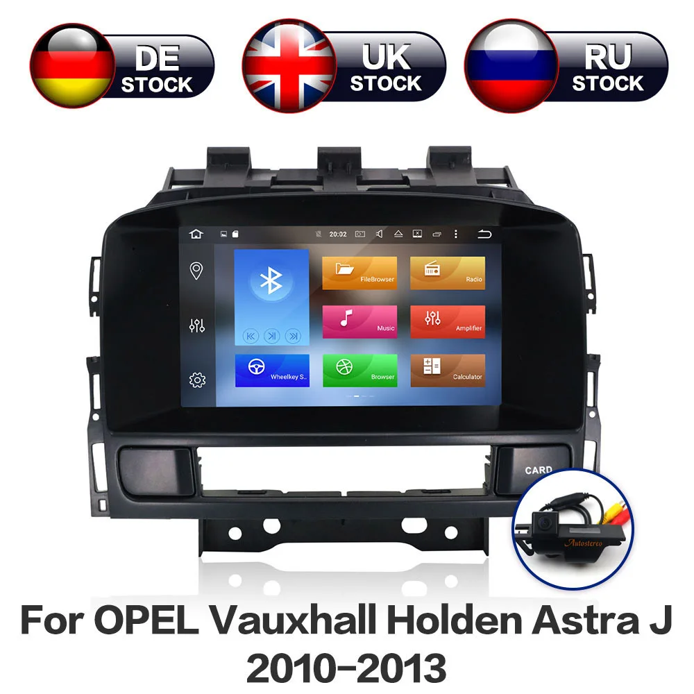 Android 10 встроенный DSP автомобильный радиоприемник с навигацией GPS android экран для Opel Vauxhall Holden Astra J 2010-2013 CD300 CD400