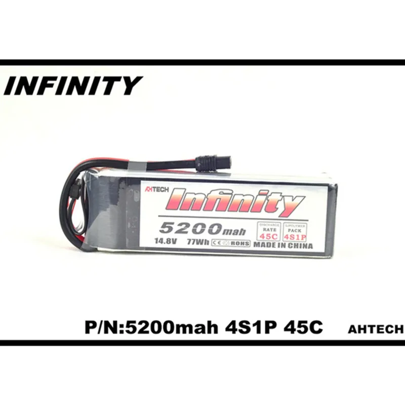 

Infinity 5200mah 45C 4S1P lipo battery for FPV drones airplace RC models