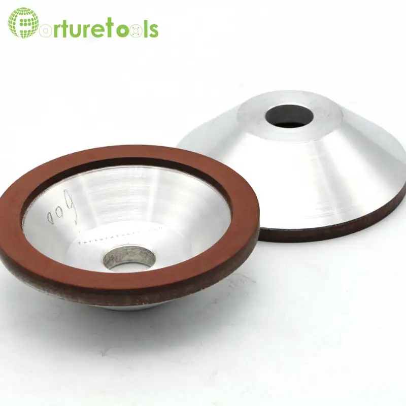 

4 inch Flaring diamond cup wheel for tungsten carbide hard alloy grinding resin bond abrasive wheel 20mm hole 80~1000# R001