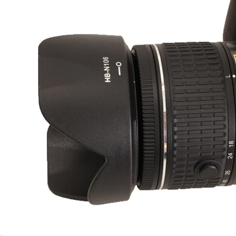 Бленда Объектива Камеры HB-N106 55 мм байонетная лепестковая реверсивная бленда объектива для nikon D3400 D3300 D5300 AF-P DX 18-55 мм f/3,5-5,6G VR объектив