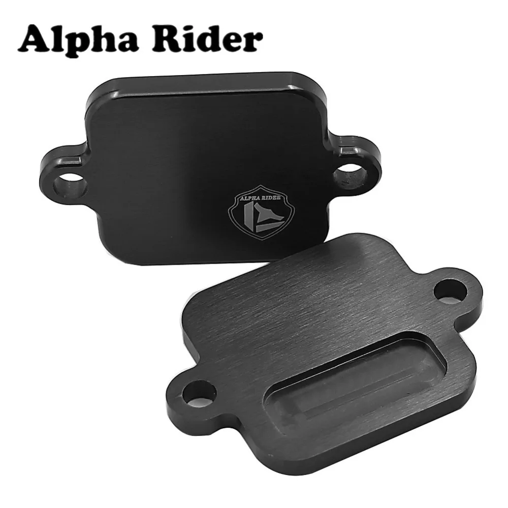 

Racing Driven Exhaust Smog Block Off Plates Kit Blocker for Yamaha Kawasaki R1 R6 ZX10R 2003-2012 / FZ1 ZX6RR / 636 2013-2018