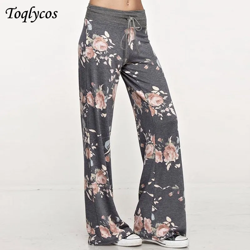 Women's printed slacks straight slacks 033Pants & Capris AliExpress