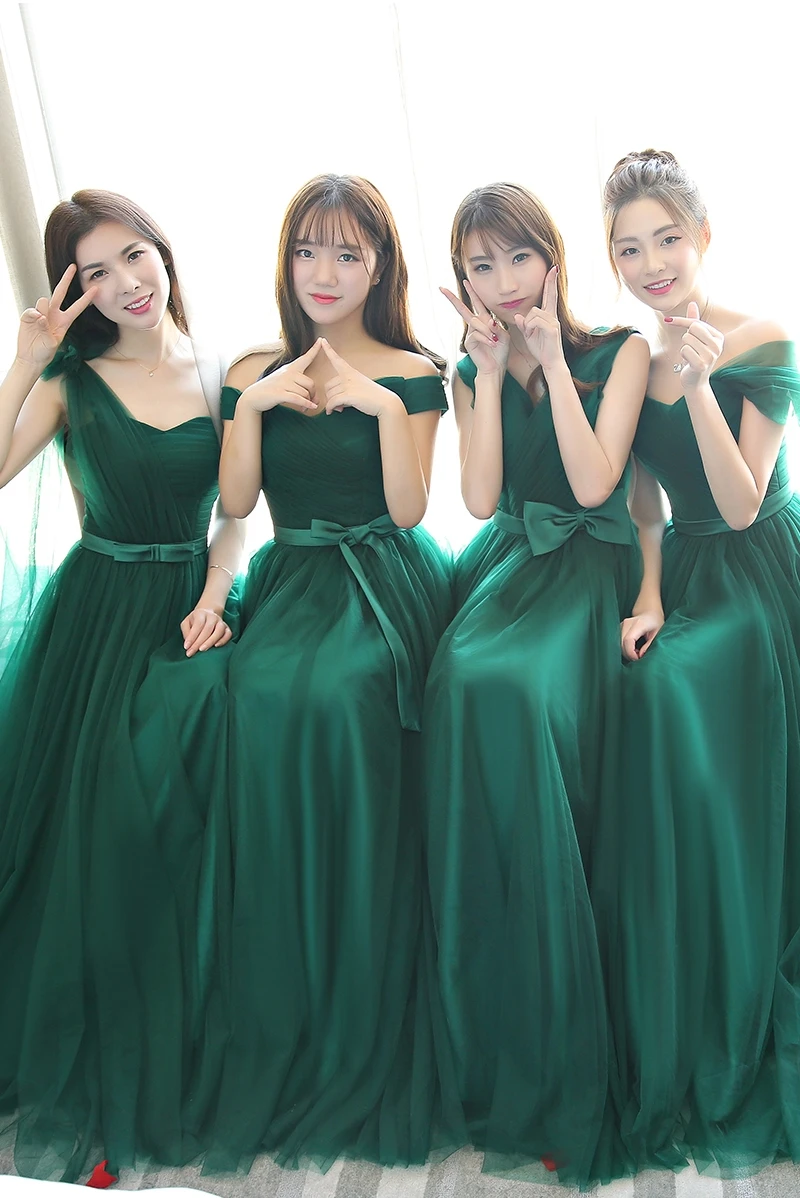 emerald bridesmaid dresses