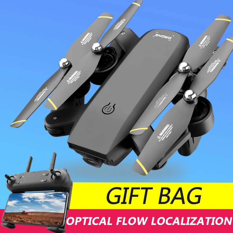 

SMRC M6 follow me Quadrocopter Pocket Drones with Camera HD 4K RC Plane folding Quadcopter race helicopter fpv racing Dron Toys
