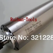 Шпиндель для гравировочной машинки 0.8KW с водяным охлаждением шпиндель мотор заточный станок для гавировки 65x158 мм