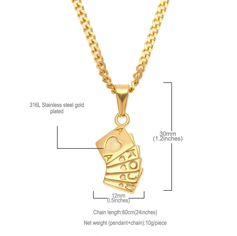 eJewelryPlus Sterling Silver Royal Flush of Hearts Poker Charm Playing Cards Pendant Necklace eJewelryPlus Sterling Silver Royal Flush of Hearts Poker Charm Playing Cards Pendant Necklace
