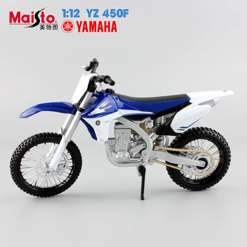 1:12 Auto motor yamaha Supercross мотоцикл YZ 450F модели гоночный автомобиль Литья Под Давлением мотоцикл Сплав металла модели детей игрушки для мальчиков