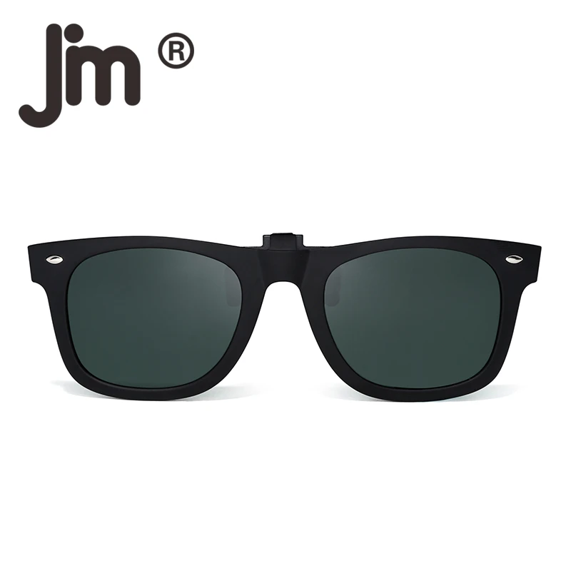 

JM Polarized Clip on Sunglasses Flip up Mirrored Eyeglasses Men Women Classic Sun Glasses Lens ( NOT INCLUDE SUNGLASSES )