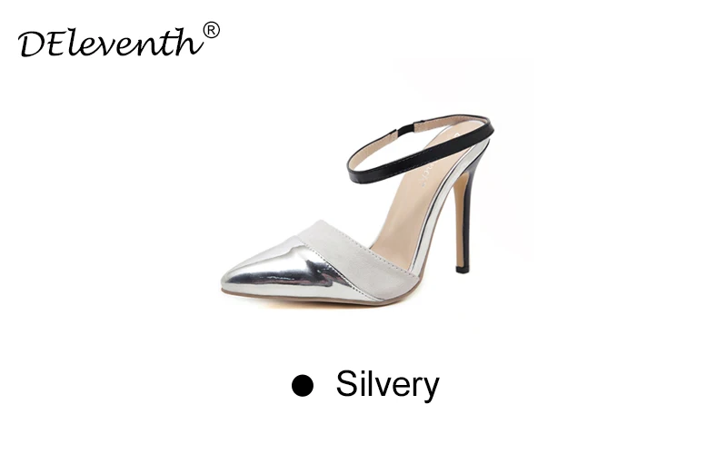 DEleventh/; элегантные женские туфли-лодочки; пикантные женские босоножки с острым носком на высоком тонком каблуке; женская обувь; обувь на высоком каблуке; Размер США 8,5
