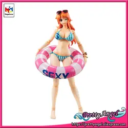 Красивый ангел-megahouse натуральный переменная действия героев ONE PIECE Nami (летние каникулы) фигурку