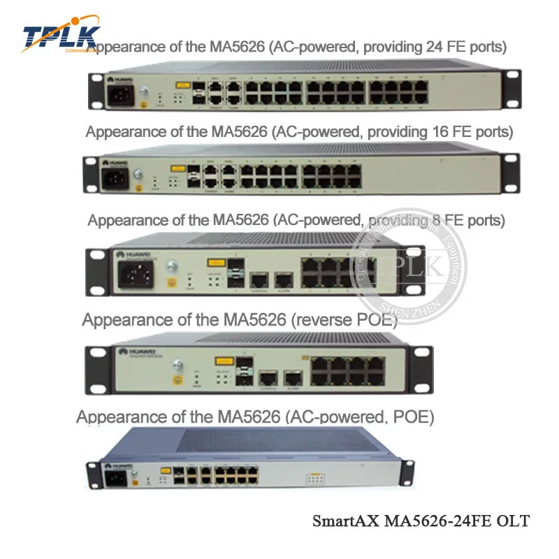Горячая Распродажа HW SmartAX MA5626-24FE-AC 24 порта шасси FTTH GPON EPON OLT, для 24 портов ethernet